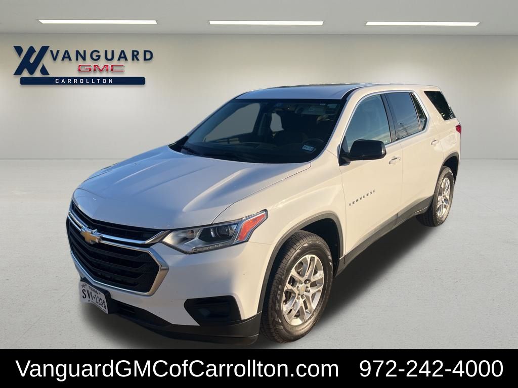 Summit White 2020 Chevrolet Traverse LS FWD SUV / Crossover Front-Wheel Drive 9-Speed Automatic