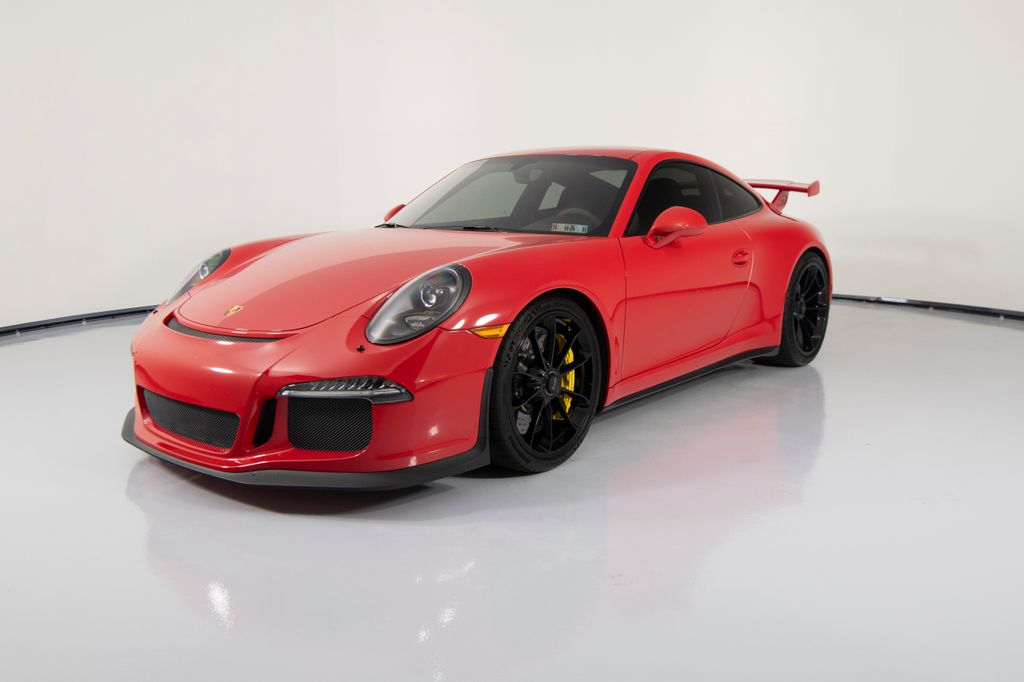 Guards Red 2015 Porsche 911 Coupe Rear-Wheel Drive 7-Speed Automatic