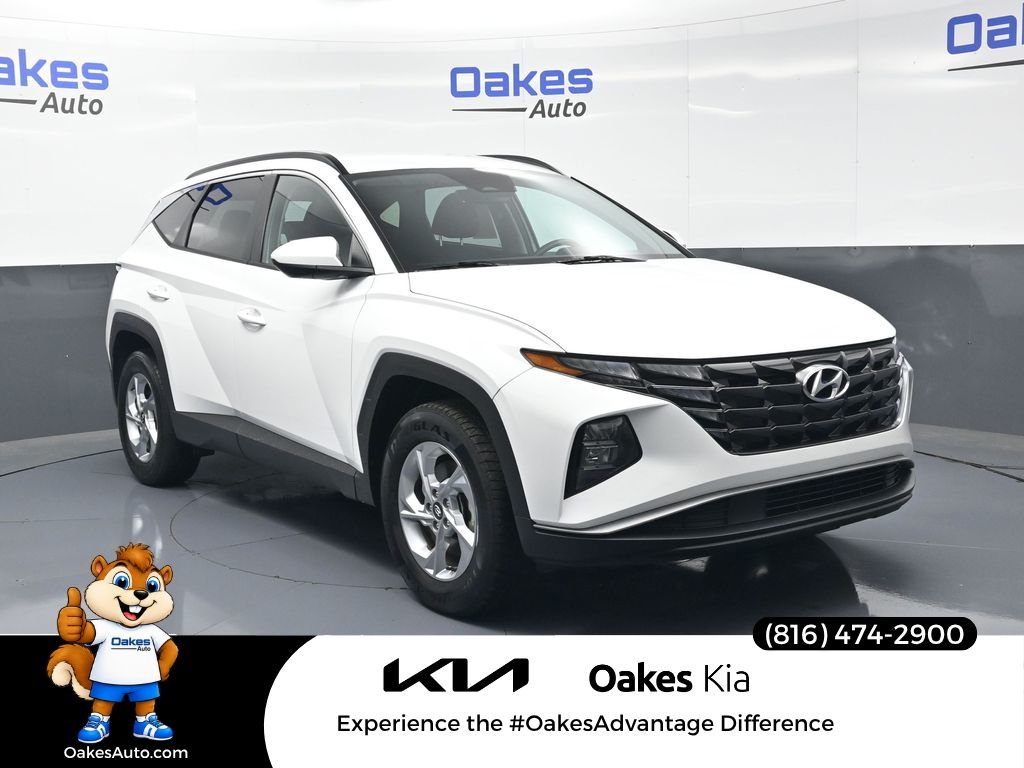 White Pearl 2024 Hyundai Tucson SUV / Crossover All-Wheel Drive 8-Speed Automatic