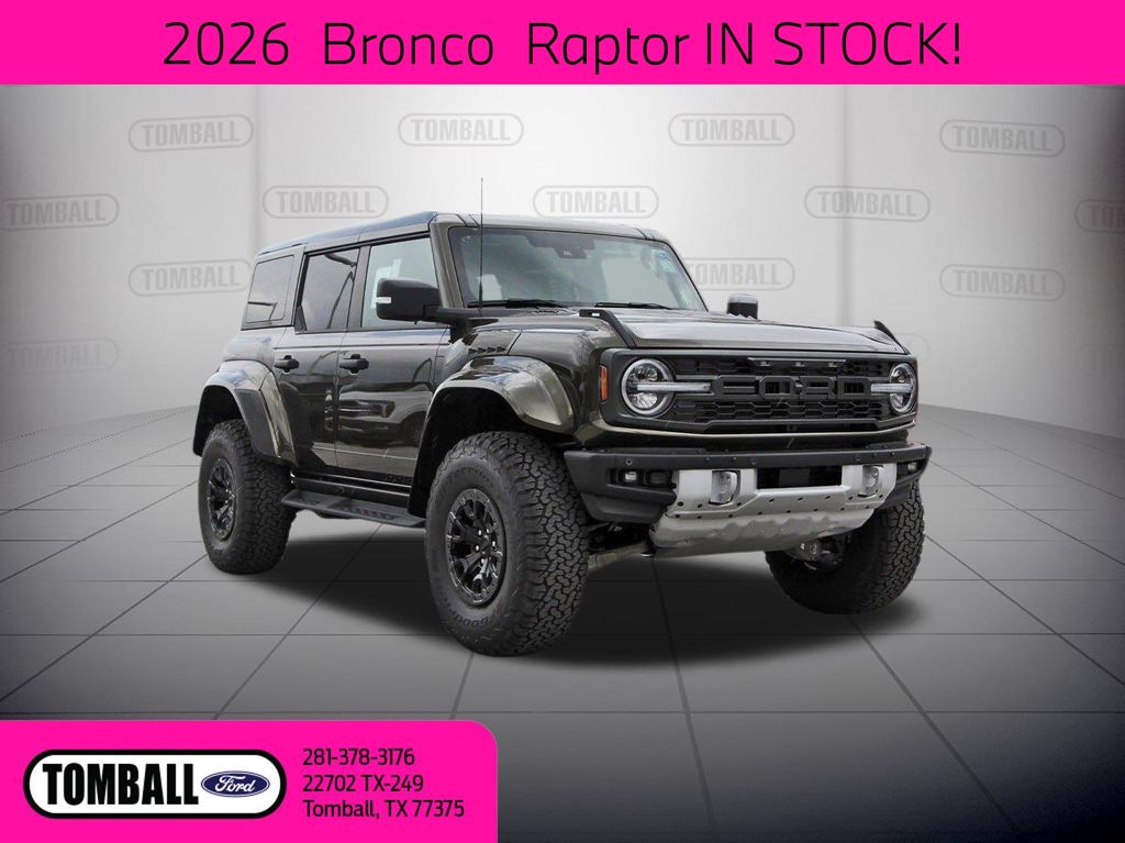 Green Metallic 2026 Ford Bronco Raptor 4WD SUV / Crossover Four-Wheel Drive Automatic