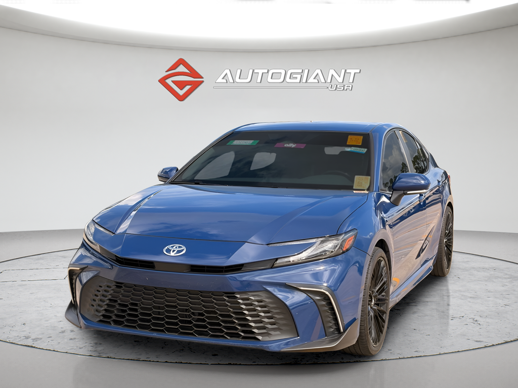 Blue 2026 Toyota Camry Sedan Front-Wheel Drive Continuously Variable Transmission