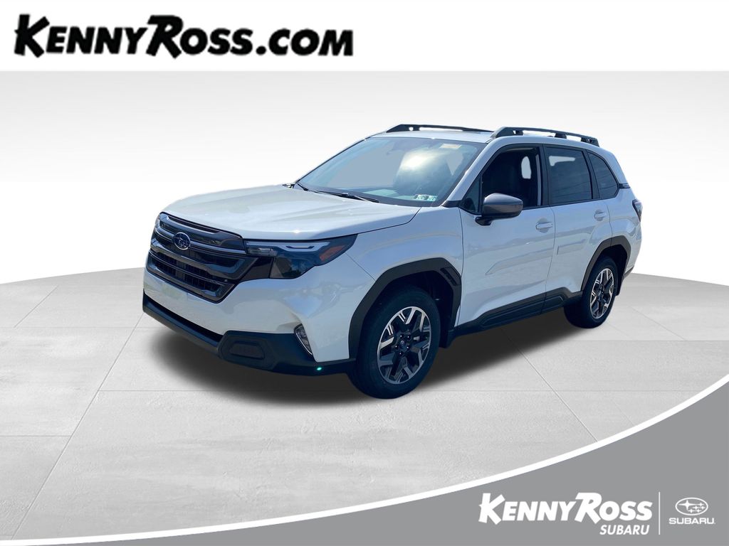 Crystal White Pearl 2026 Subaru Forester SUV / Crossover All-Wheel Drive Continuously Variable Transmission