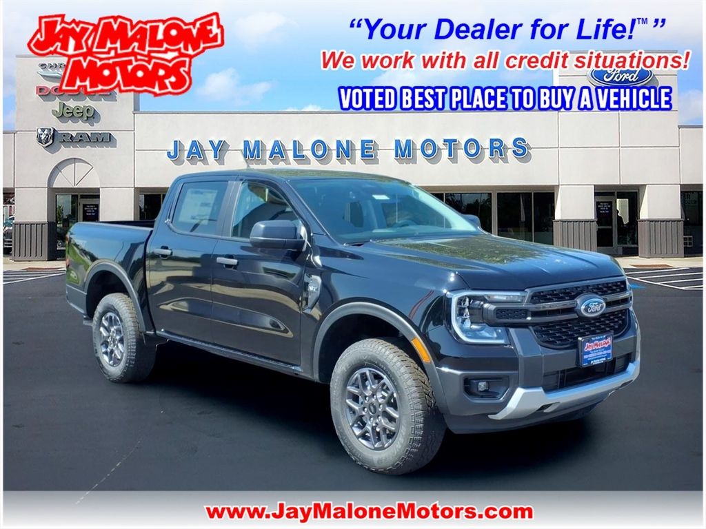 Shadow Black 2026 Ford Ranger Pickup Truck Four-Wheel Drive Automatic