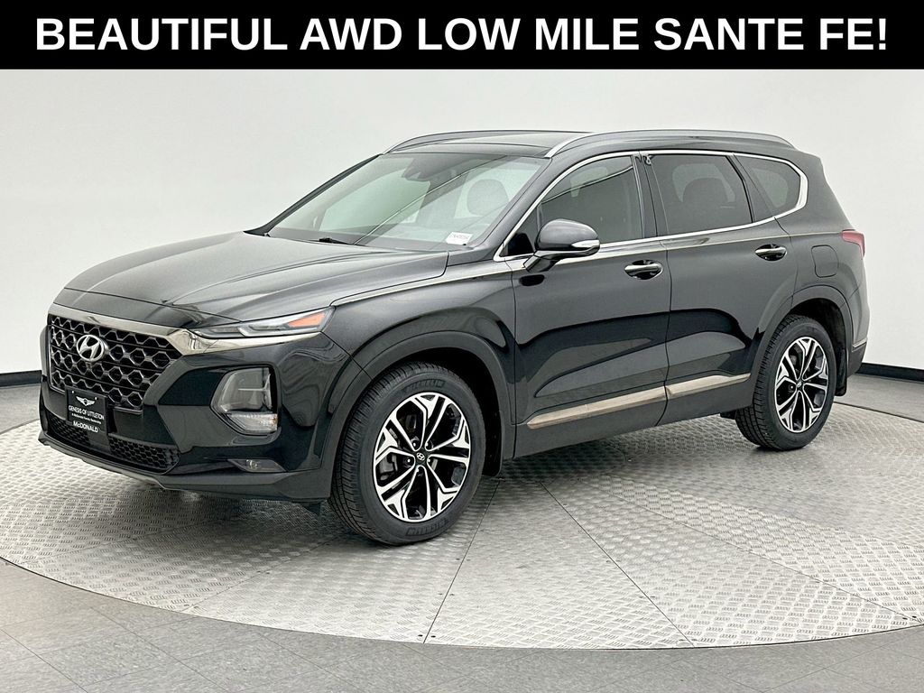 Twilight Black 2019 Hyundai Santa Fe 2.0T Ultimate AWD SUV / Crossover All-Wheel Drive 8-Speed Automatic