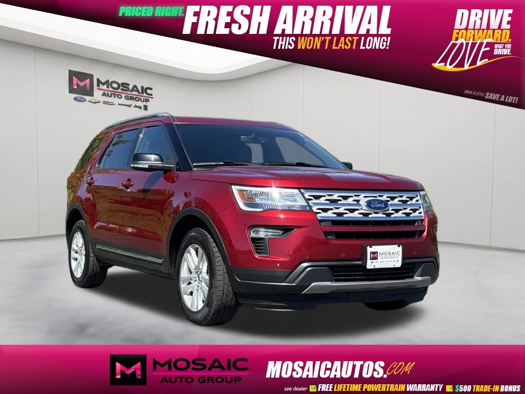 Ruby Red Metallic 2018 Ford Explorer XLT AWD SUV / Crossover All-Wheel Drive 6-Speed Automatic