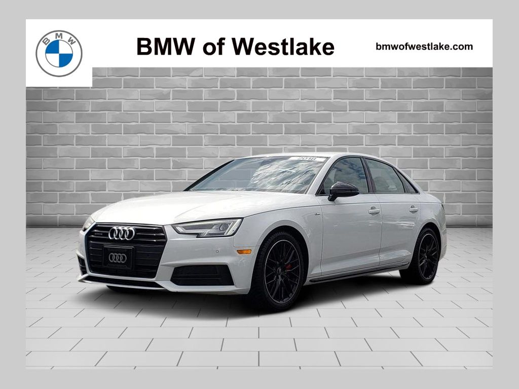 Glacier White 2018 Audi A4 2.0 TFSI quattro Premium Plus AWD Sedan All-Wheel Drive 7-Speed Automatic