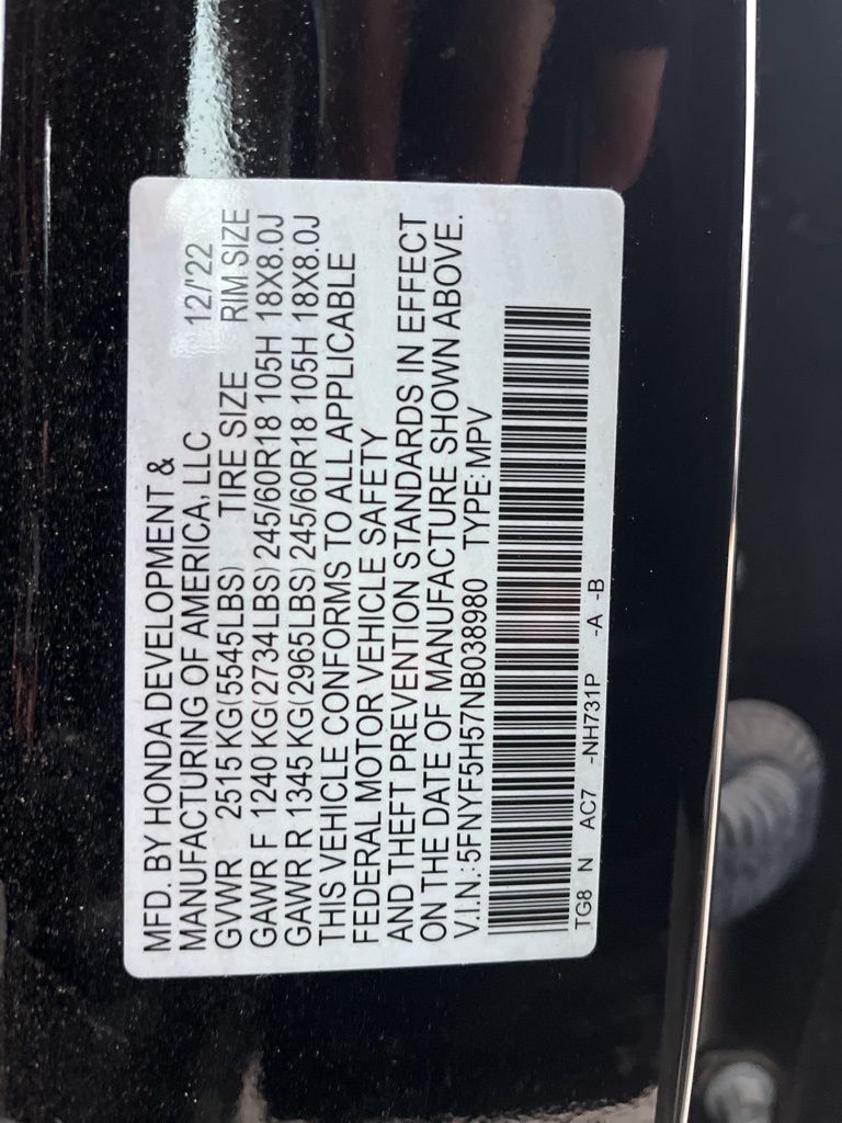 Thumbnail: 2022 Honda Pilot - 10