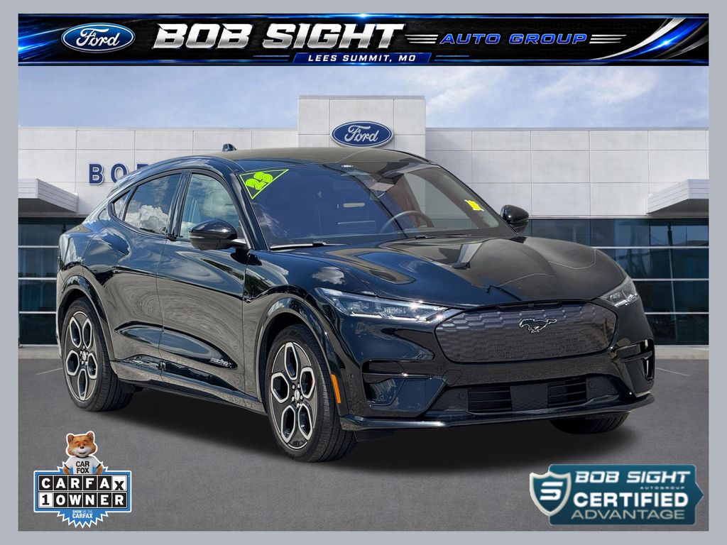 Shadow Black 2023 Ford Mustang Mach-E SUV / Crossover All-Wheel Drive Automatic