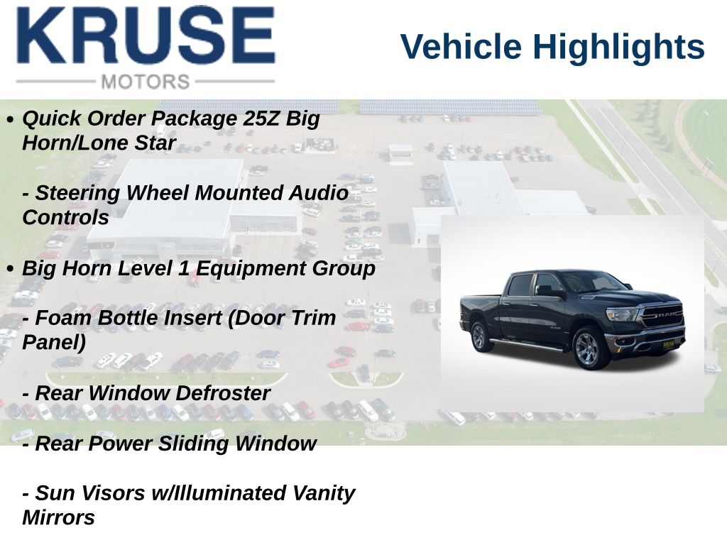 2019 Ram 1500 Big Horn/Lone Star Crew Cab 4x4 6'4" Box