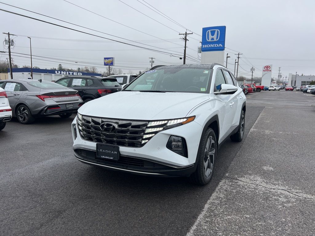 Serenity White Pearl 2023 Hyundai Tucson Hybrid Limited AWD SUV / Crossover All-Wheel Drive 6-Speed Automatic