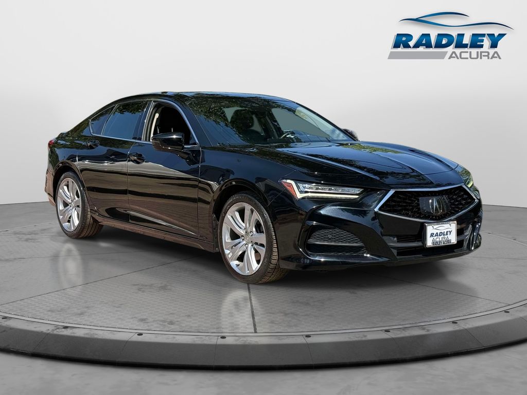 Majestic Black Pearl 2021 Acura TLX Sedan All-Wheel Drive Automatic