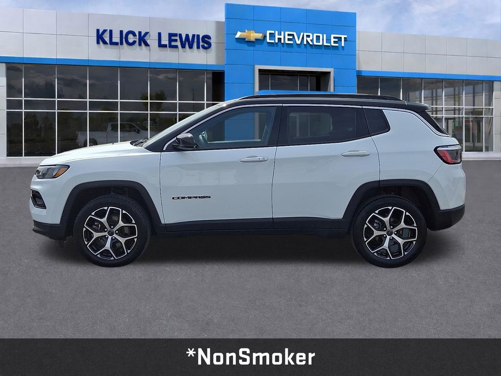 2025 Jeep Compass Limited White at South Hills CDJR