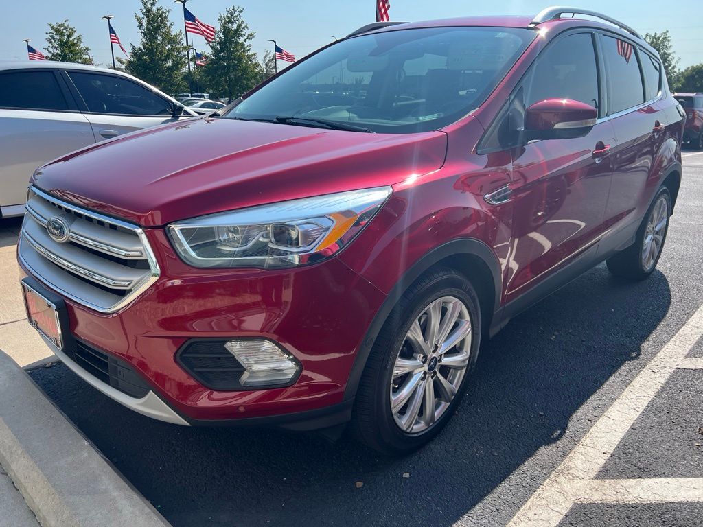 Ruby Red 2018 Ford Escape SUV / Crossover Front-Wheel Drive 6-Speed Automatic