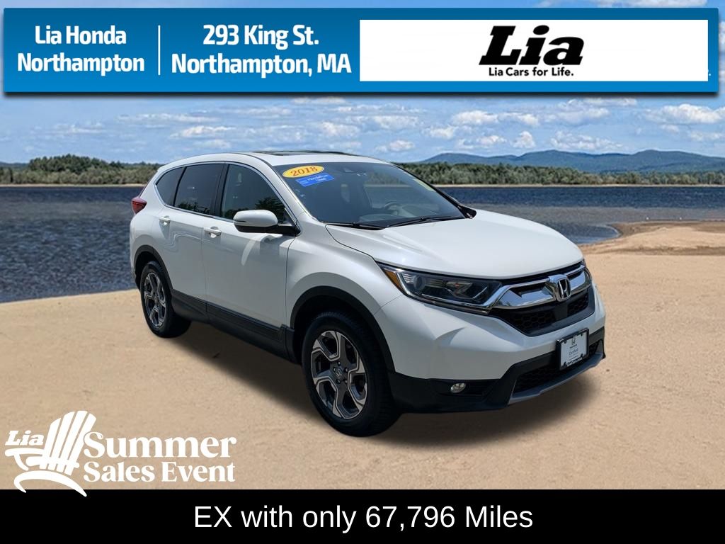 White Diamond Pearl 2018 Honda CR-V SUV / Crossover All-Wheel Drive Continuously Variable Transmission