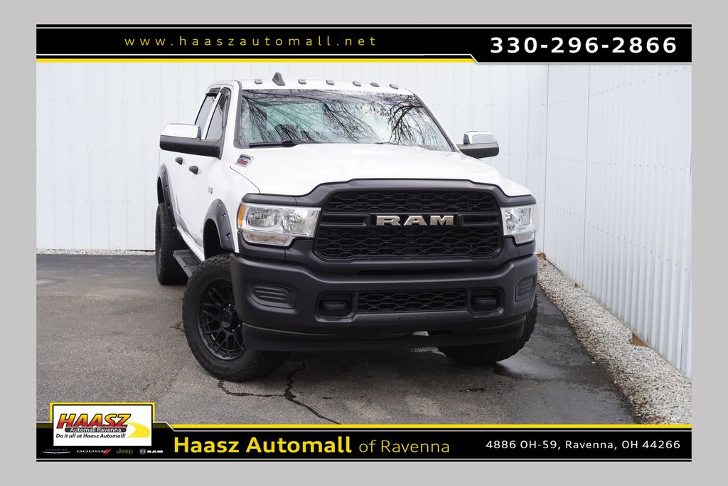 Bright White Clearcoat 2021 RAM 2500 Tradesman Crew Cab 4WD Pickup Truck Four-Wheel Drive 8-Speed Automatic
