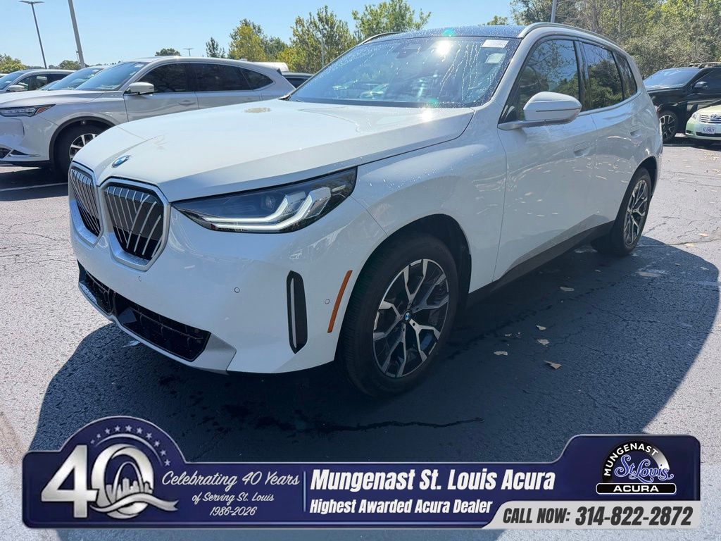 Alpine White 2025 BMW X3 SUV / Crossover All-Wheel Drive 8-Speed Automatic