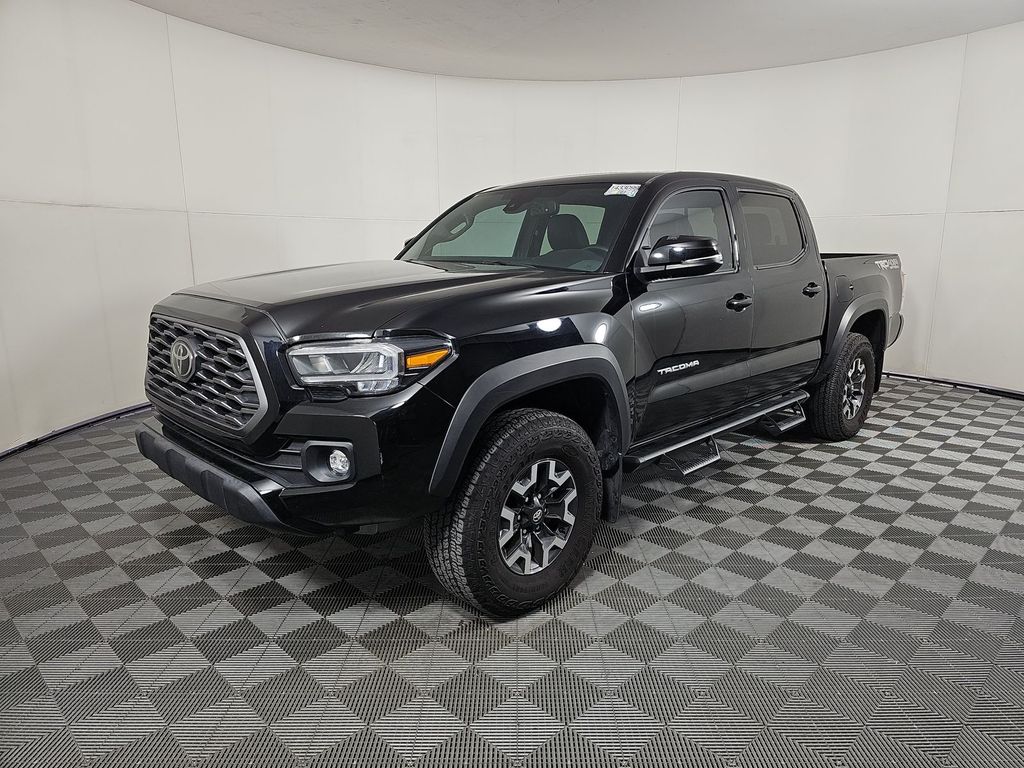 Black 2023 Toyota Tacoma TRD Off Road Double Cab 4WD Pickup Truck Four-Wheel Drive 6-Speed Automatic