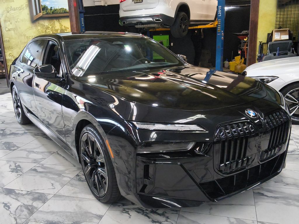 Black Sapphire Metallic 2023 BMW 7 Series Sedan All-Wheel Drive 8-Speed Automatic