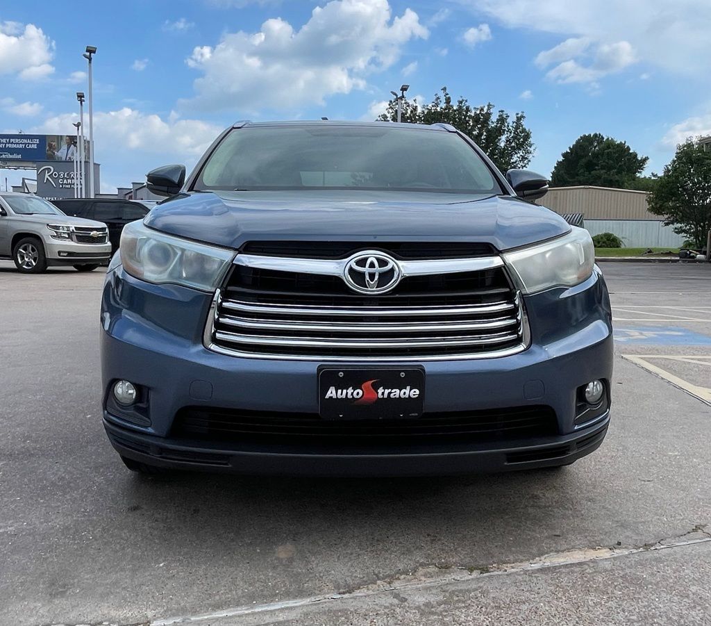 2016 Toyota Highlander XLE V6 Blue at Gullo Toyota