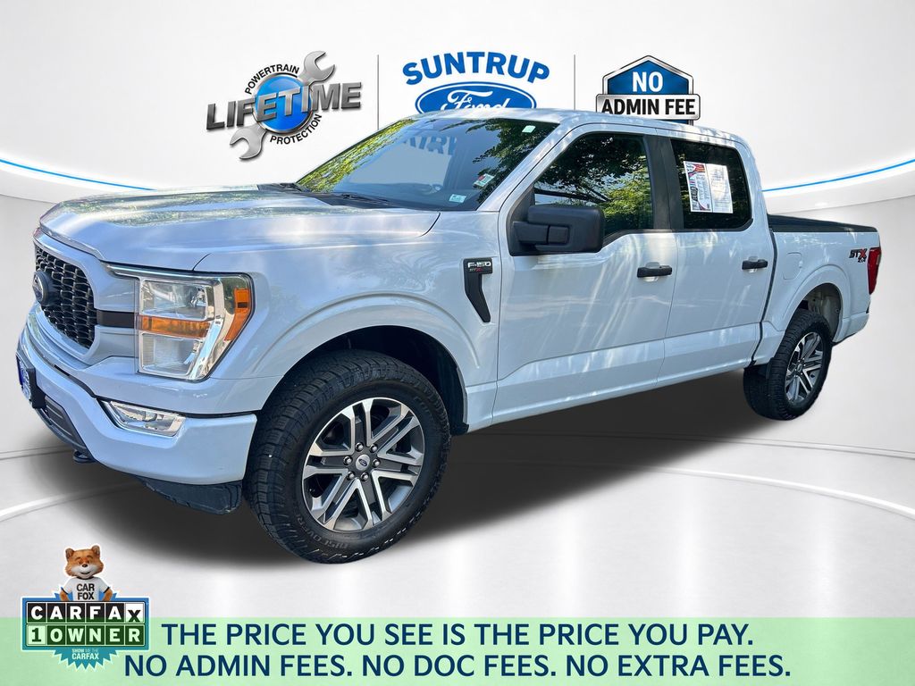 Space White Metallic 2022 Ford F-150 Pickup Truck Four-Wheel Drive Automatic