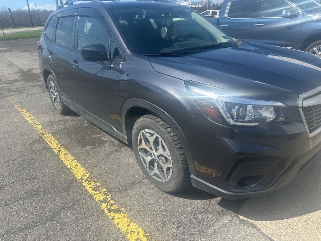 Dark Gray Metallic 2019 Subaru Forester 2.5i Premium AWD SUV / Crossover All-Wheel Drive Continuously Variable Transmission