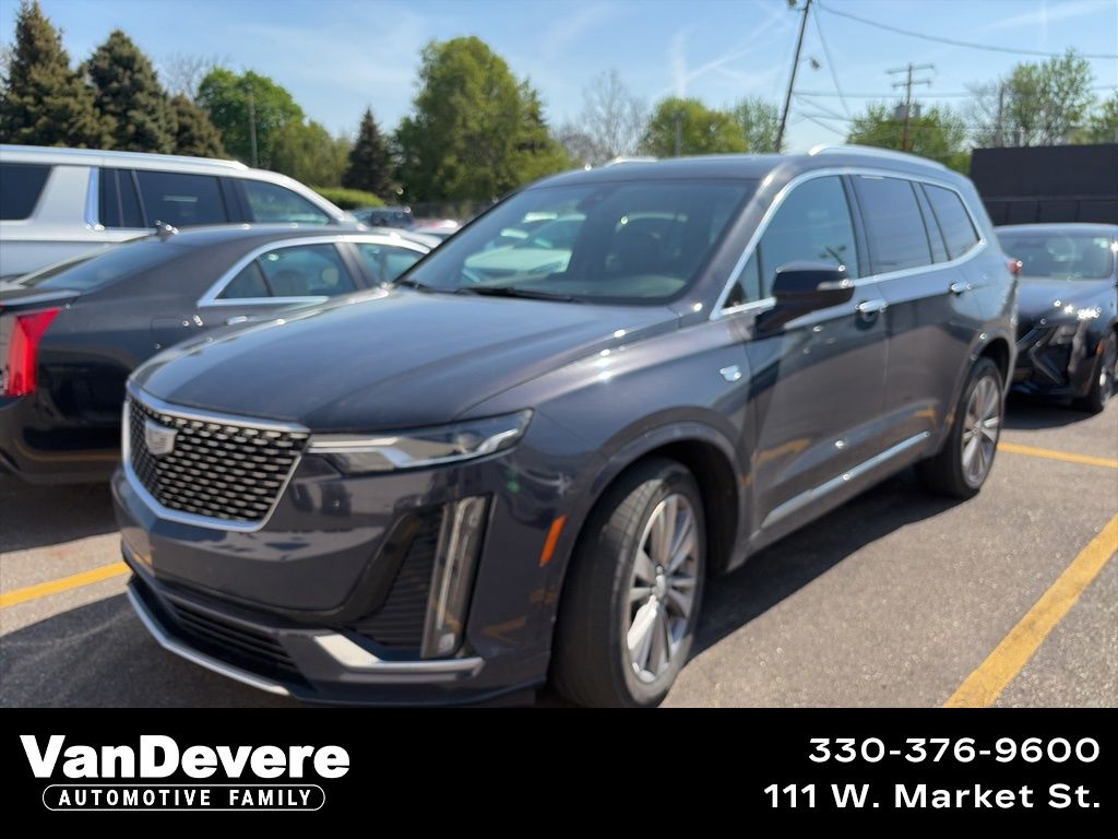 Midnight Sky Metallic 2024 Cadillac XT6 Premium Luxury AWD SUV / Crossover Four-Wheel Drive 9-Speed Automatic