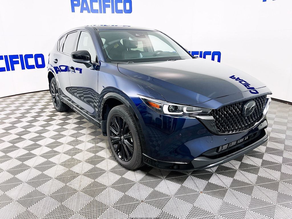 Deep Crystal Blue Mica 2025 Mazda CX-5 2.5 Turbo Premium AWD SUV / Crossover All-Wheel Drive 6-Speed Automatic