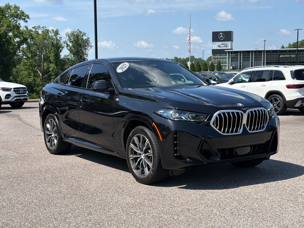 Black Sapphire Metallic 2025 BMW X6 SUV / Crossover All-Wheel Drive 8-Speed Automatic