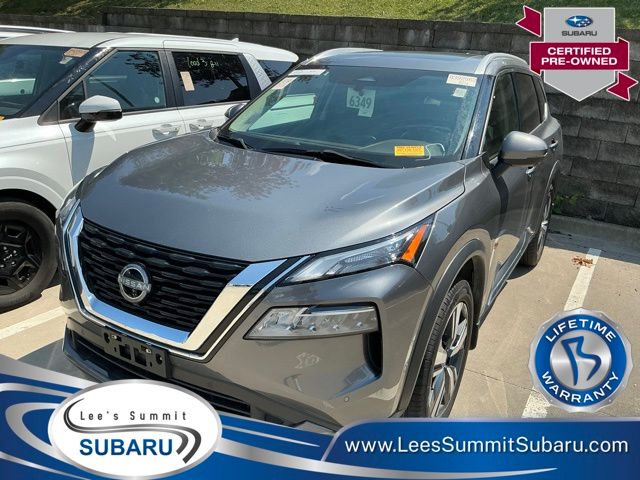 Gray (Gun Metallic) 2023 Nissan Rogue SUV / Crossover All-Wheel Drive Continuously Variable Transmission