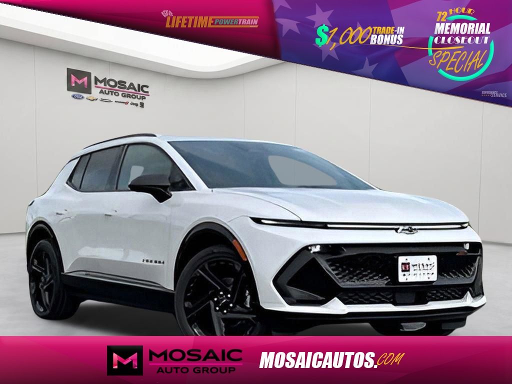 White (Iridescent Pearl Tricoat) 2025 Chevrolet Equinox EV RS AWD SUV / Crossover All-Wheel Drive 1-Speed Automatic