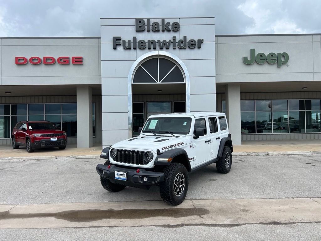 Bright White Clearcoat 2025 Jeep Wrangler SUV / Crossover Four-Wheel Drive 8-Speed Automatic