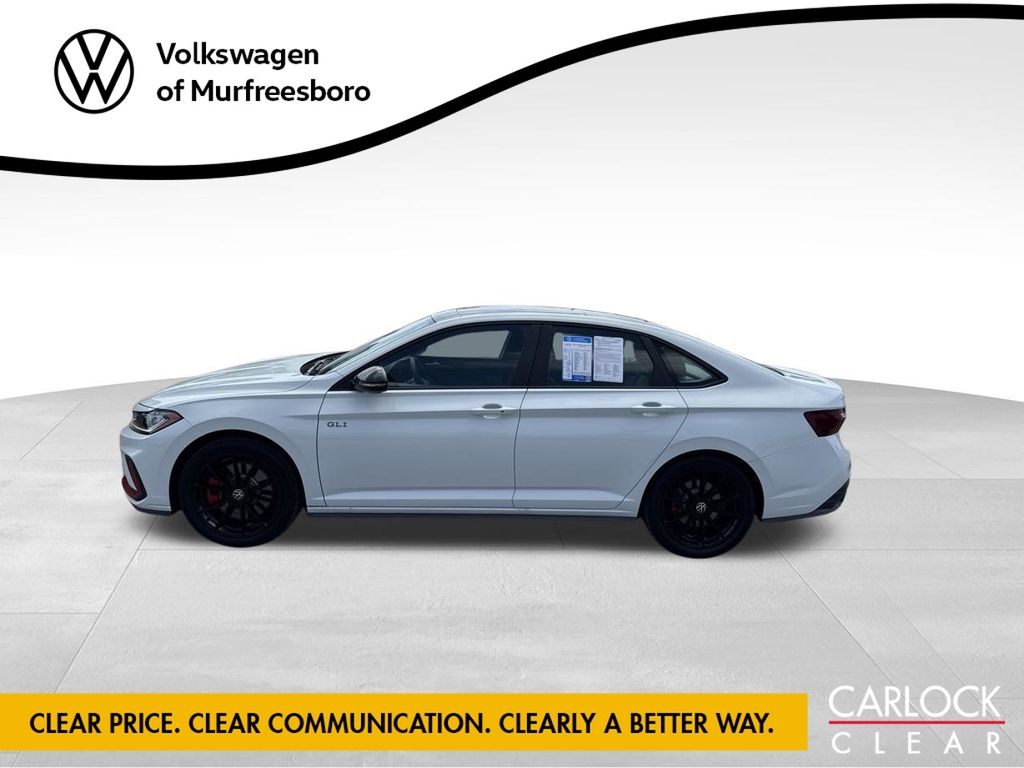 Pure White w/Deep Blk Rf 2026 Volkswagen Jetta GLI Sedan Front-Wheel Drive 7-Speed Dual Clutch