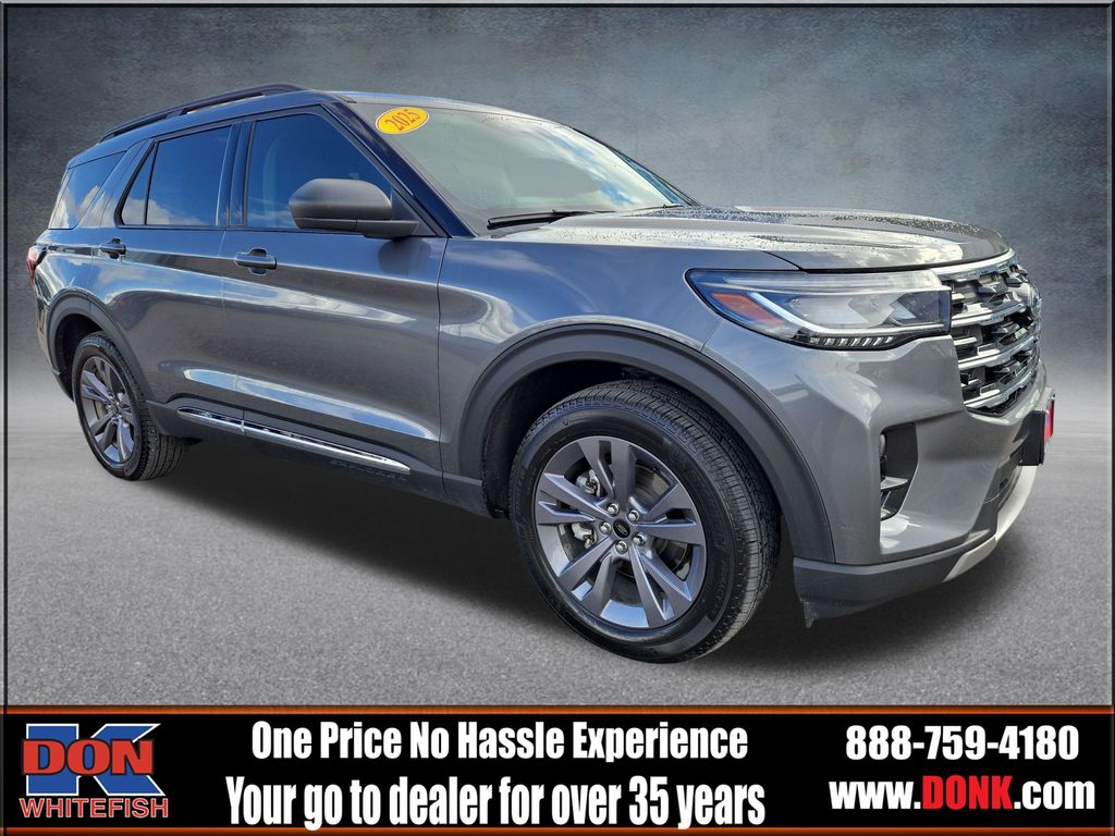 Carbonized Gray Metallic 2025 Ford Explorer Active AWD SUV / Crossover All-Wheel Drive Automatic