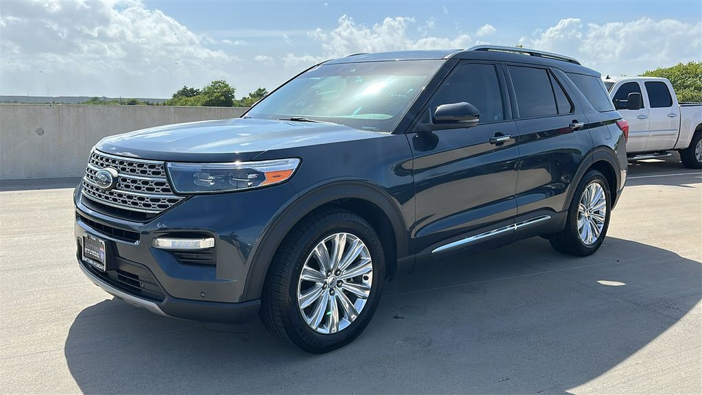 2022 Ford Explorer Limited Blue at DeMontrond Auto Country
