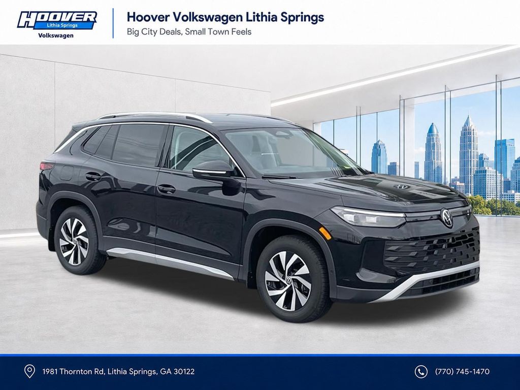 Deep Black Pearl 2026 Volkswagen Tiguan SUV / Crossover Front-Wheel Drive 8-Speed Automatic