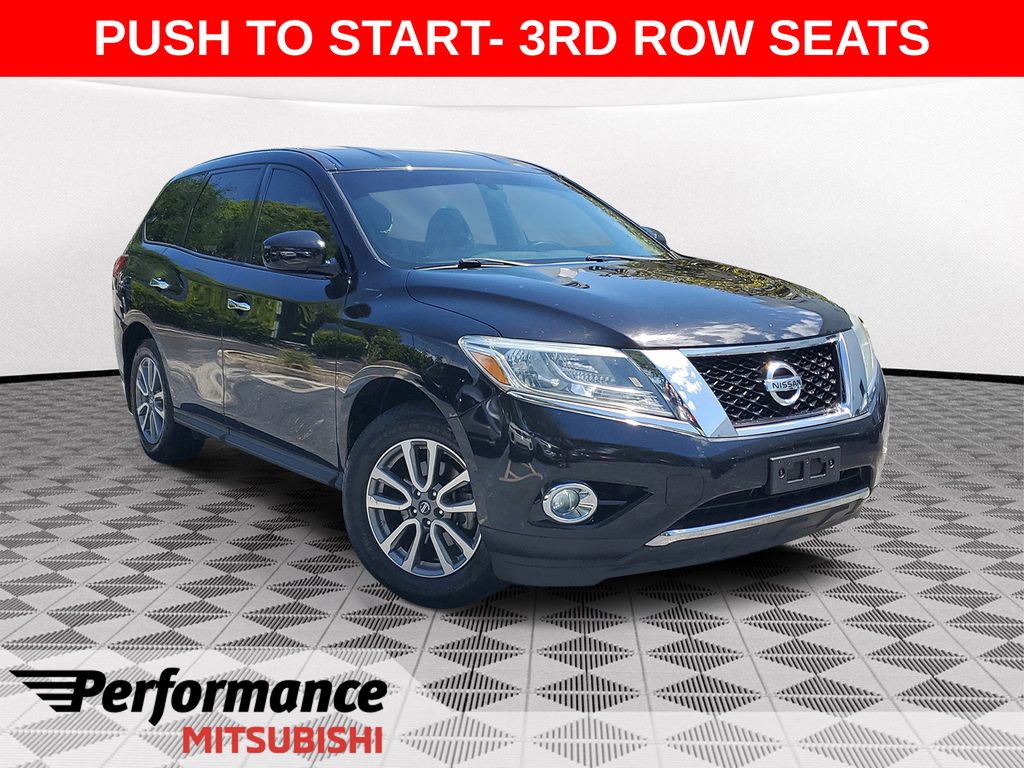 Black 2015 Nissan Pathfinder S SUV / Crossover Front-Wheel Drive Continuously Variable Transmission