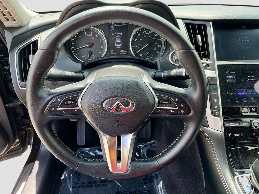 2024 INFINITI Q50 LUXE Black at AutoSavvy Houston Northwest