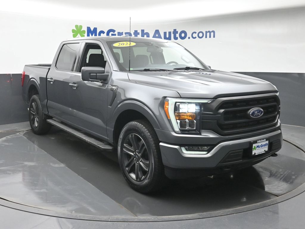 Certified Used 2022 Gray Ford XLT image 2