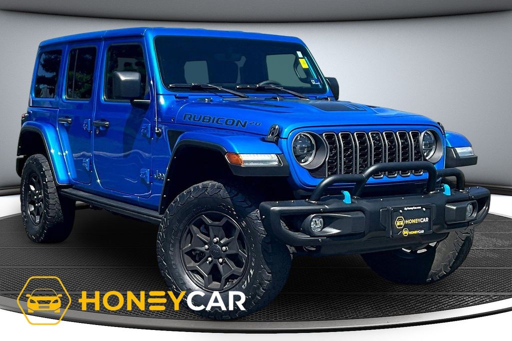 Hydro Blue Pearl Coat 2023 Jeep Wrangler 4xe Rubicon 20th Anniversary 4WD SUV / Crossover Four-Wheel Drive 8-Speed Automatic