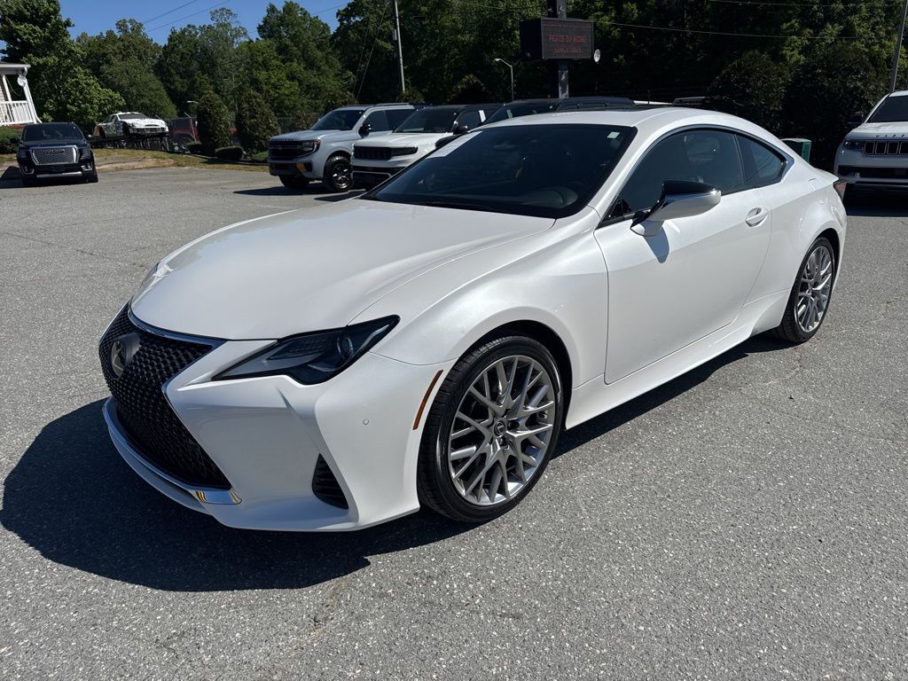 White Pearl 2019 Lexus RC 350 RWD Coupe Rear-Wheel Drive 8-Speed Automatic