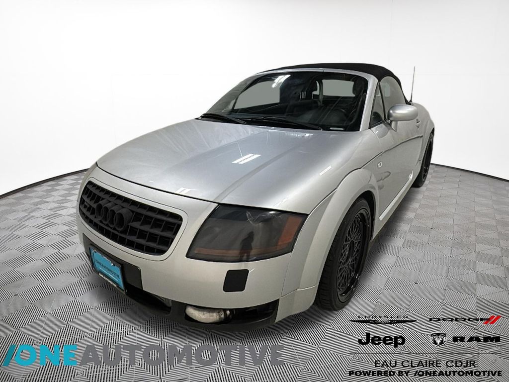 Silver 2003 Audi TT 3.2T quattro Roadster AWD Convertible All-Wheel Drive 6-Speed Manual