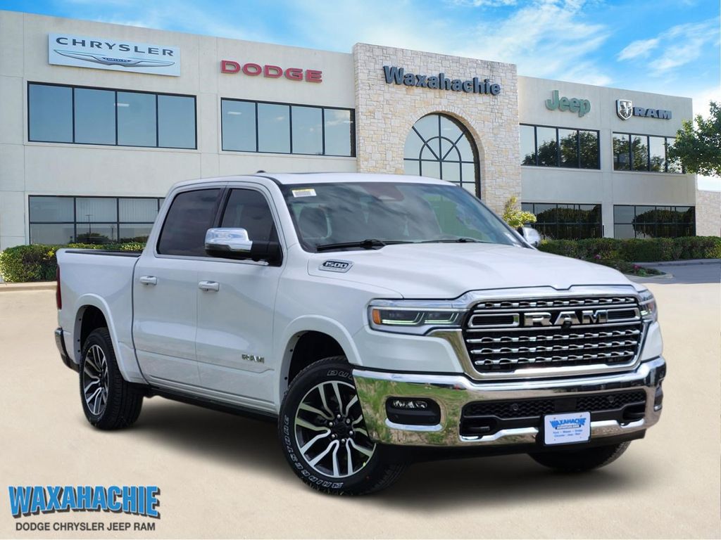 Bright White Clearcoat 2026 RAM 1500 Pickup Truck Four-Wheel Drive 8-Speed Automatic