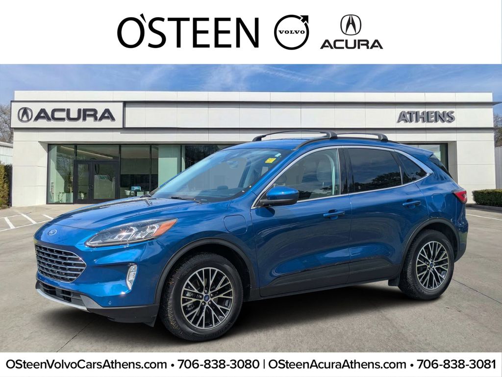 Atlas Blue Metallic 2022 Ford Escape Hybrid Plug-in SUV / Crossover Front-Wheel Drive Continuously Variable Transmission