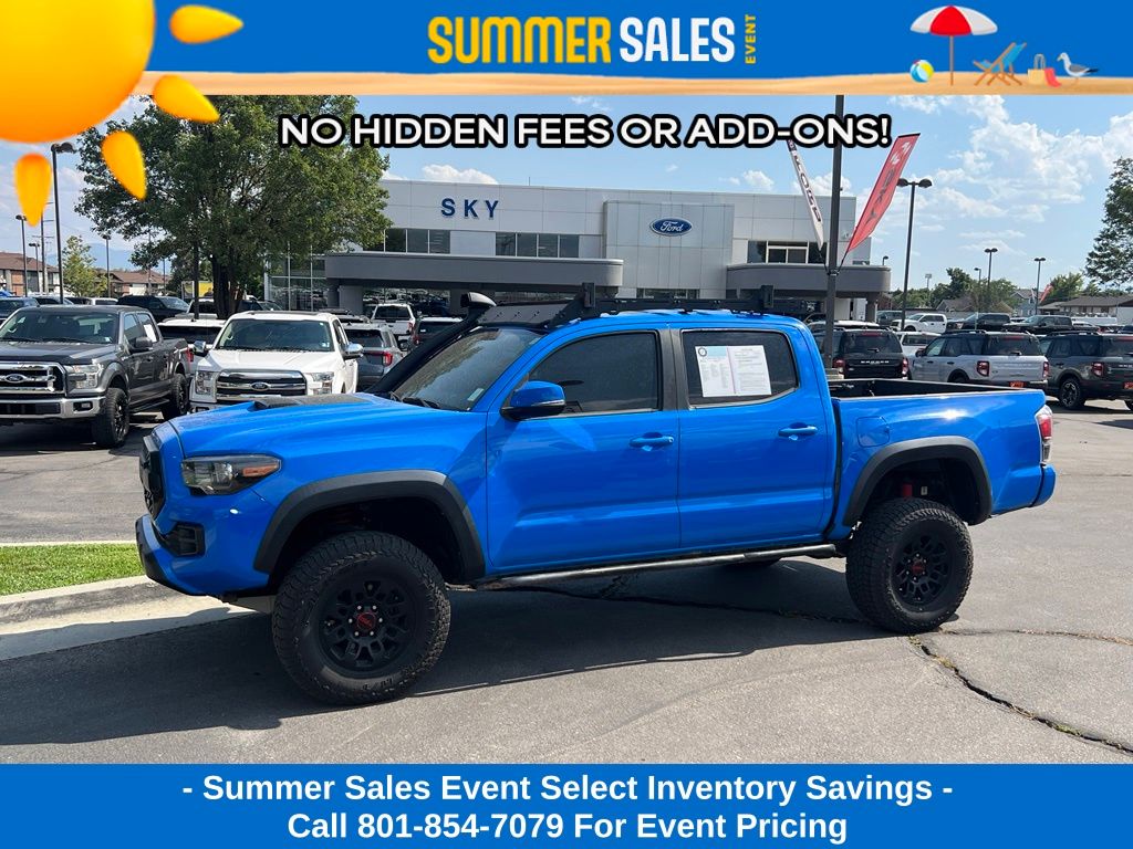 Voodoo Blue 2019 Toyota Tacoma Pickup Truck Four-Wheel Drive 6-Speed Automatic