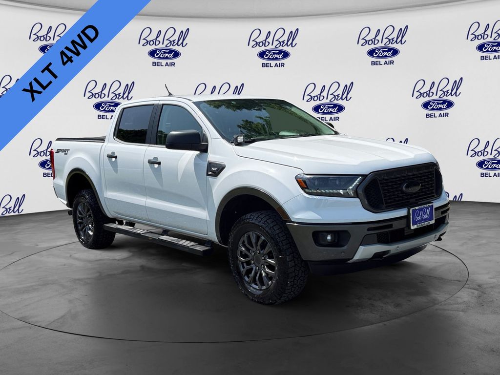 Oxford White 2020 Ford Ranger Pickup Truck Four-Wheel Drive Automatic