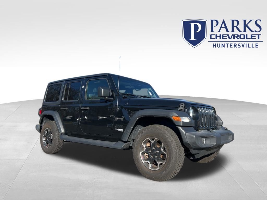 Black Clearcoat 2021 Jeep Wrangler Unlimited Sport S 4WD SUV / Crossover Four-Wheel Drive 8-Speed Automatic
