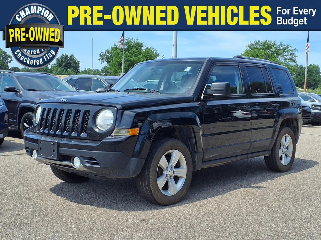 Black Clearcoat 2014 Jeep Patriot SUV / Crossover Four-Wheel Drive Automatic