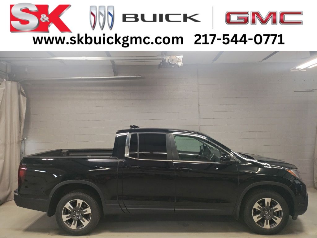 Crystal Black Pearl 2019 Honda Ridgeline RTL AWD Pickup Truck All-Wheel Drive 6-Speed Automatic
