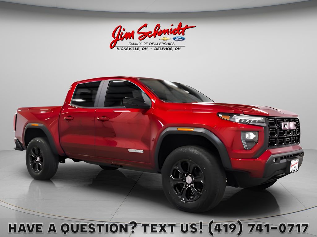 Volcanic Red Tintcoat 2024 GMC Canyon Pickup Truck Four-Wheel Drive 8-Speed Automatic