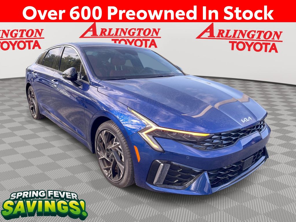 Yacht Blue 2025 Kia K5 GT-Line FWD Sedan Front-Wheel Drive 8-Speed Automatic